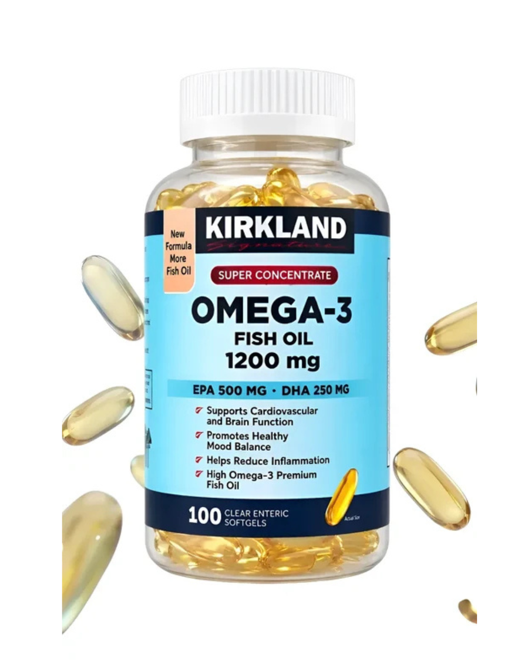 Omega 3 Kirkland 1200 mg 100 Capsulas